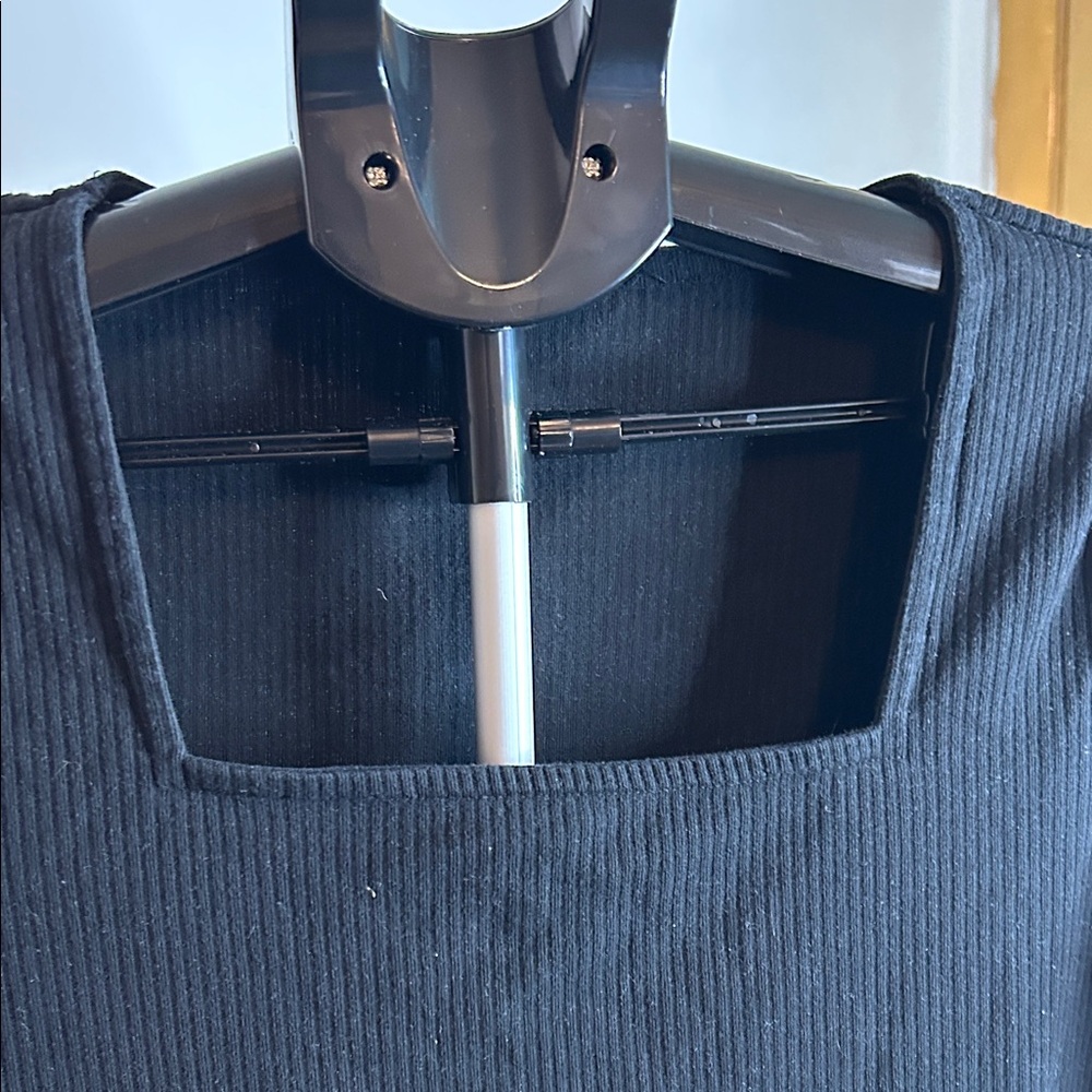 Old Navy Black Square Neck Bodysuit - Picture 3 of 6